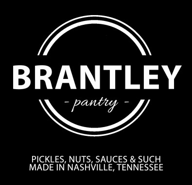 brantley pantry logo pickles nuts sauces and such made in nashville tennessee